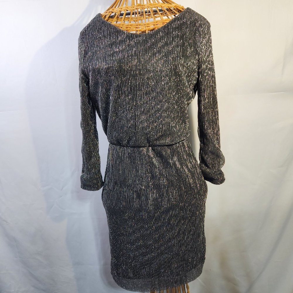 Vila's Women Gunmetal color evening dress Size S (HD-01)